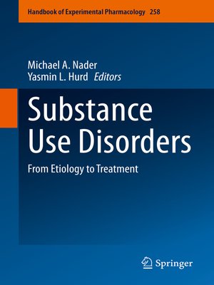 cover image of Substance Use Disorders